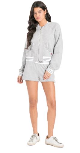 Baseball Fleece Bomber