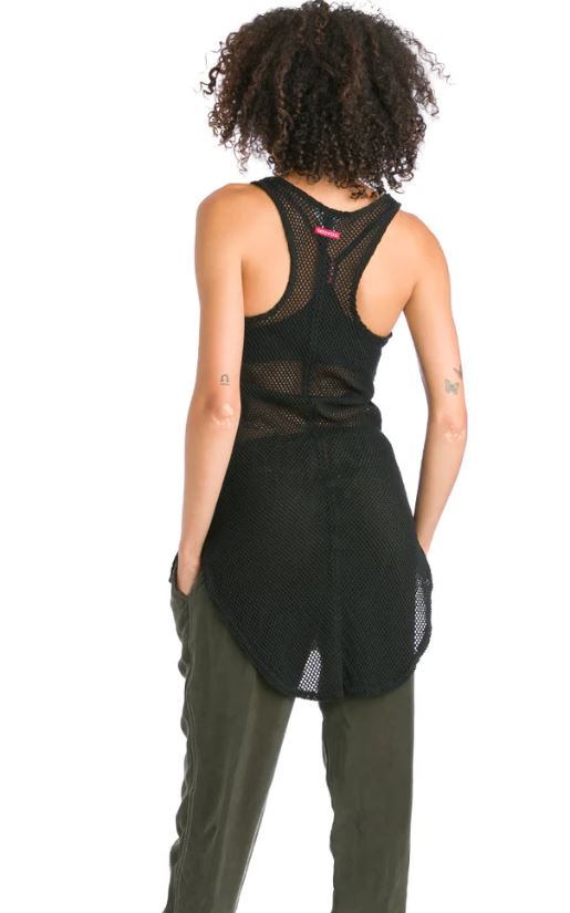Long Mesh Racerback Maxi Tank