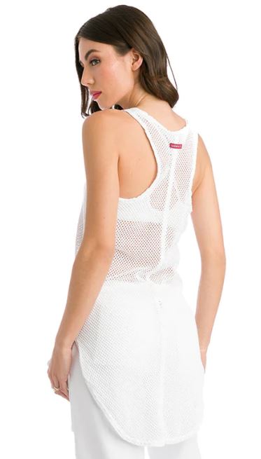Long Mesh Racerback Maxi Tank