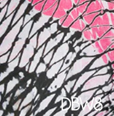 Raw Edge Deep V Neck T with Tie dyes