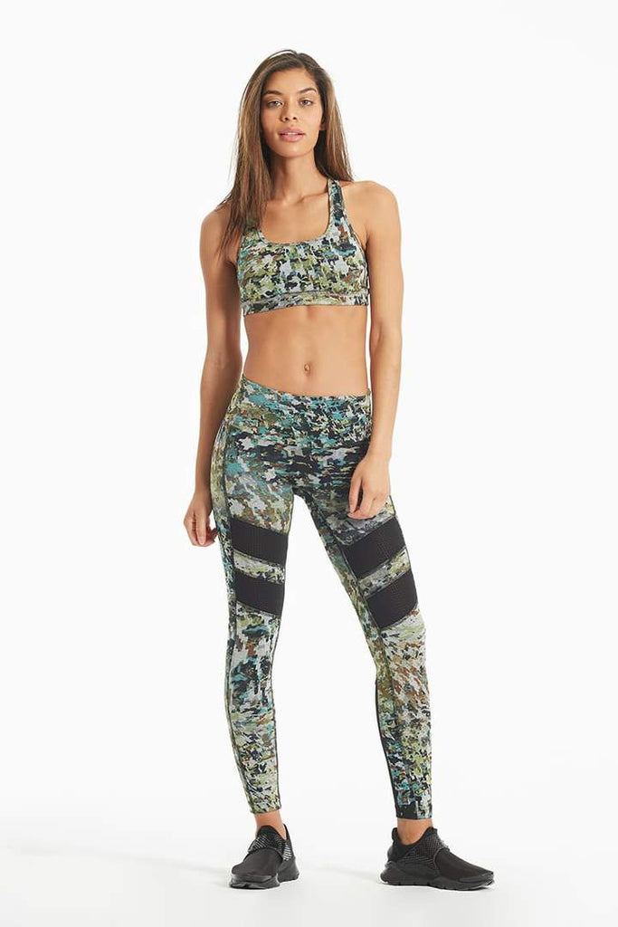 Digital Camo Hi Waist 'One Warrior' Leggings