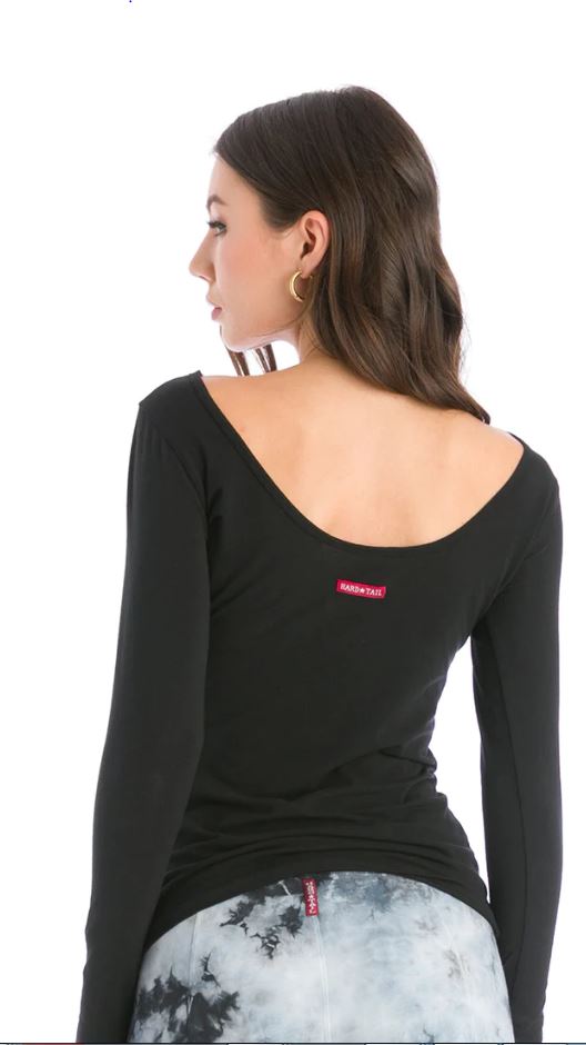 Scoop Back Long Sleeve Sexy T