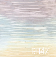 Raw Edge Deep V Neck T with Tie dyes