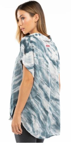 Twisty Button Front Shirt