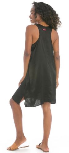 Satin A Line Tank Dress