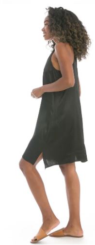 Satin A Line Tank Dress