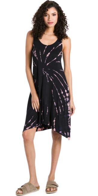 Frolic Tank Dress - with Tie dye