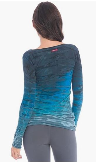 Long Skinny Tee with Rainbow Horizon and Mineral Wash Tie Dyes