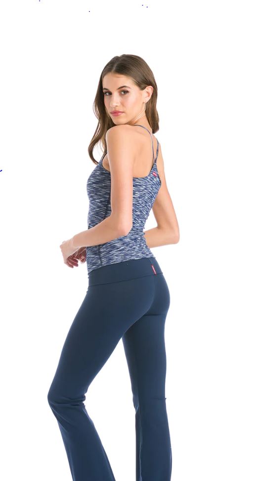 Spaghetti V Back Tank with Bra