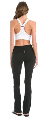 Ottoman Rib Serpentine Seam Rolldown Flares