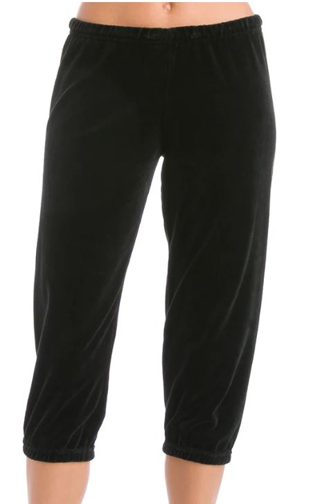 Velour Pull-on Crop Sweatpants