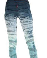 Hi Rise Ankle Leggings with Rainbow Horizon Tie Dyes