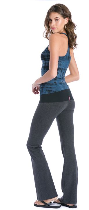 Rolldown Bootleg Flares - with Waistband Treatments