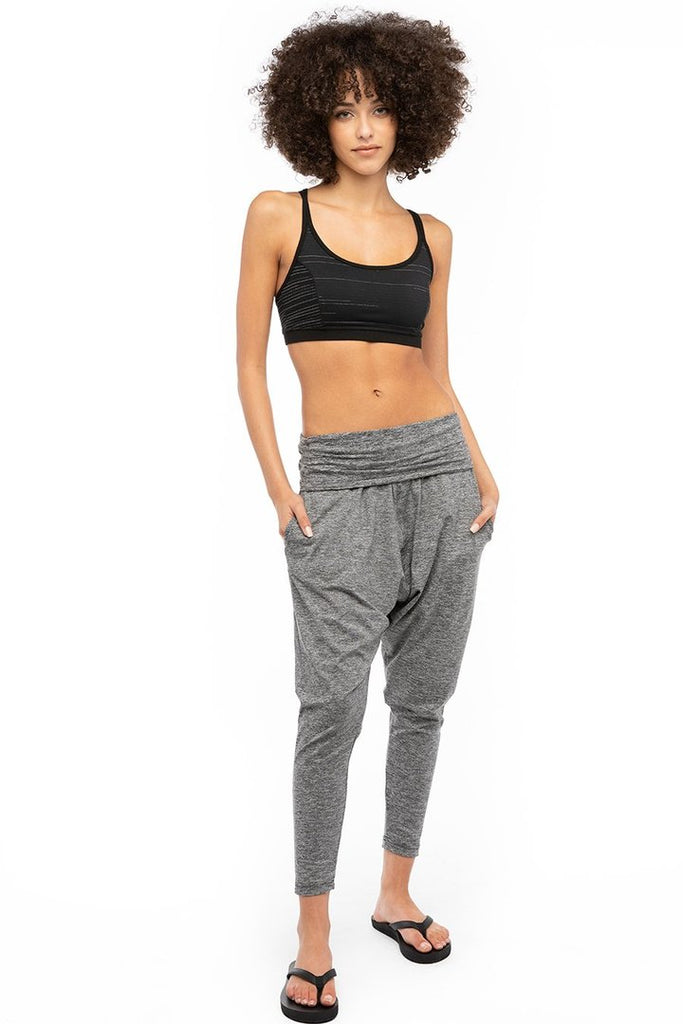 Rolldown Slouchy Drop Crotch Pants