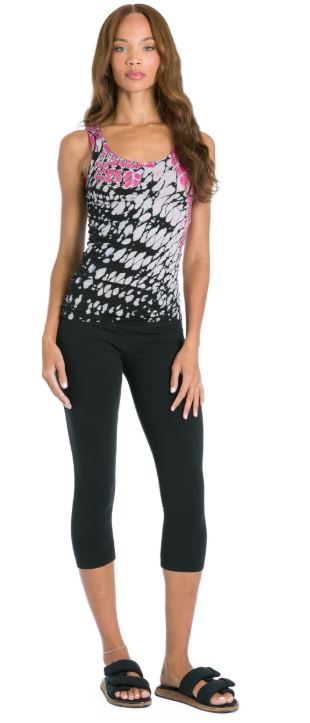 Classic Sexy Tank with Butterfly Wing, Lizard & Stormwash Tie Dyes