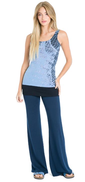 Classic Sexy Tank with Butterfly Wing, Lizard & Stormwash Tie Dyes