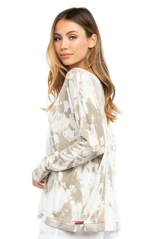 Open Crew Sweatershirt - with Tie Dye