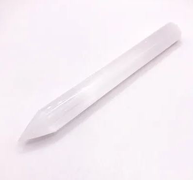 Large Selenite Point Wand