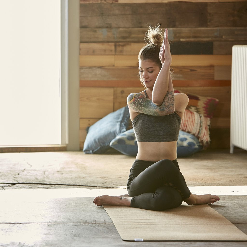 Gaiam 'Earth Saver' Cork Mat 3.5mm - Pranachic