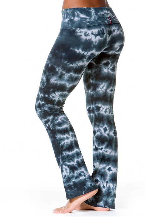 Rolldown Bootleg Flares - with Tie Dye - Pranachic