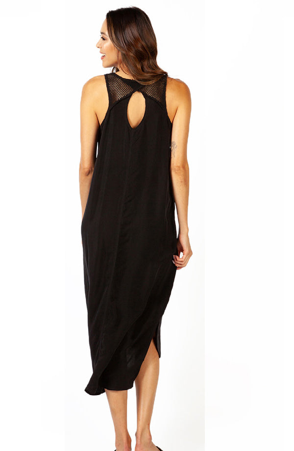 Honeycomb Yoke Tank Dress