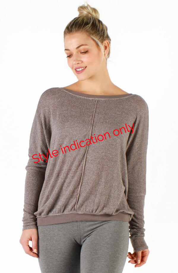 Long Sleeve Draped Wrap Sweater