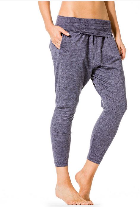 Rolldown Slouchy Drop Crotch Pants - Pranachic