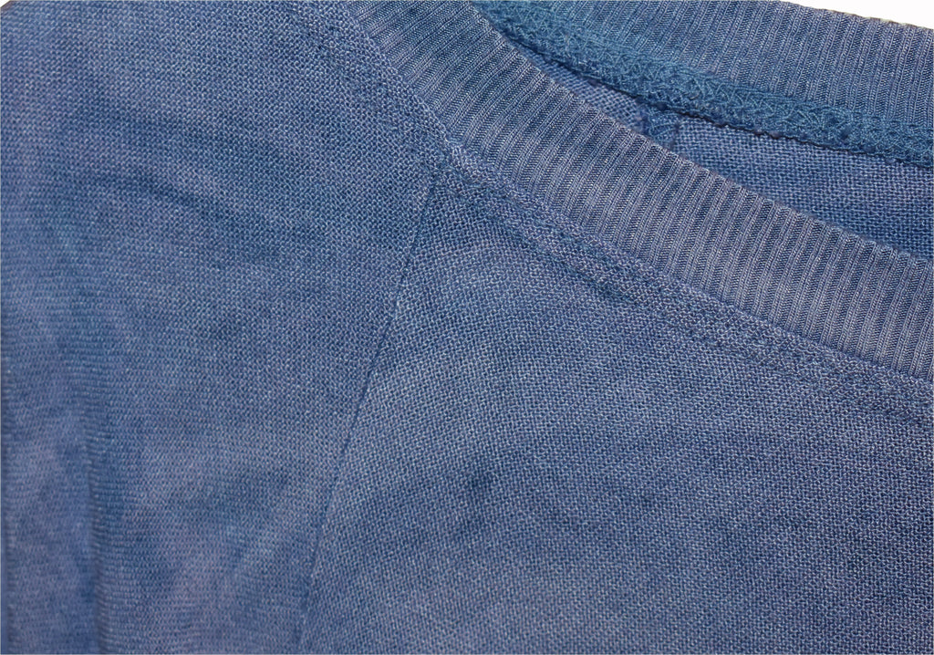 Long Sleeve Raglan Sweatshirt with Tie Dye - Pranachic