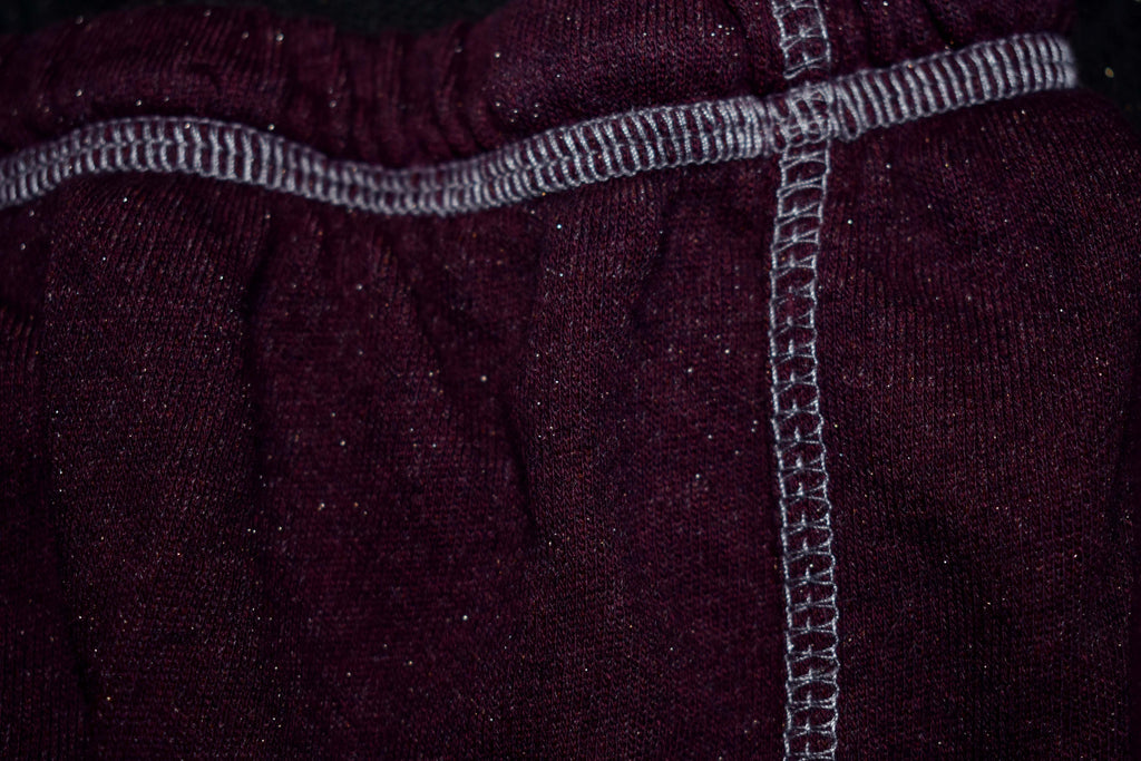 Heathered Fleece Sparkle Sweatpants - Pranachic