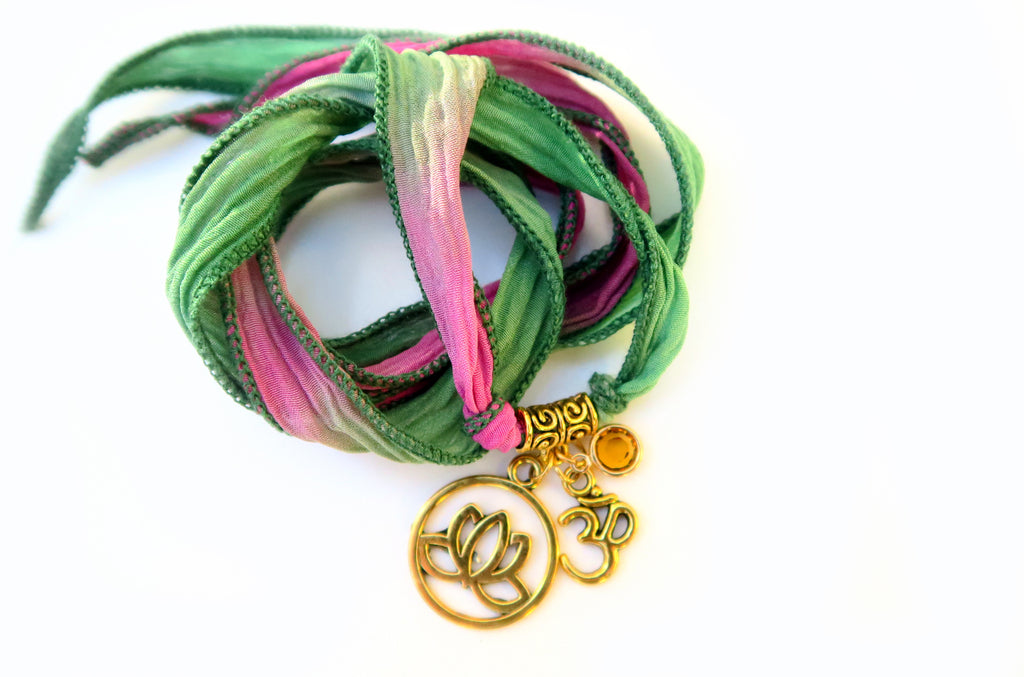 Roses and Vines - Yoga Silk  Wrap - Pranachic