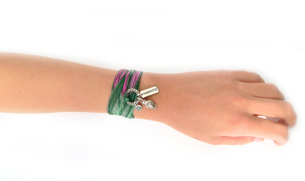 Grateful Heart - Yoga Silk Wrap - Pranachic