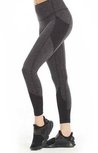 Brushed Heather Hi Waist Performance 7/8 Leggings