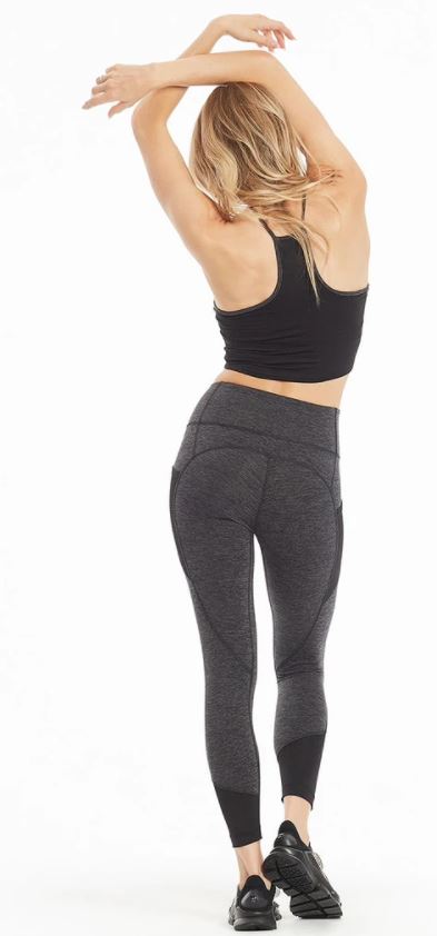 Brushed Heather Hi Waist Performance 7/8 Leggings
