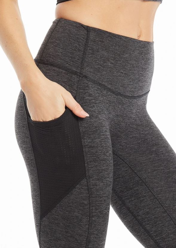 Brushed Heather Hi Waist Performance 7/8 Leggings
