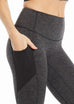 Brushed Heather Hi Waist Performance 7/8 Leggings