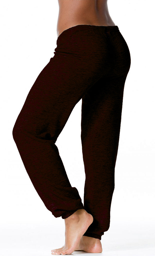 Heathered Fleece Sparkle Sweatpants - Pranachic