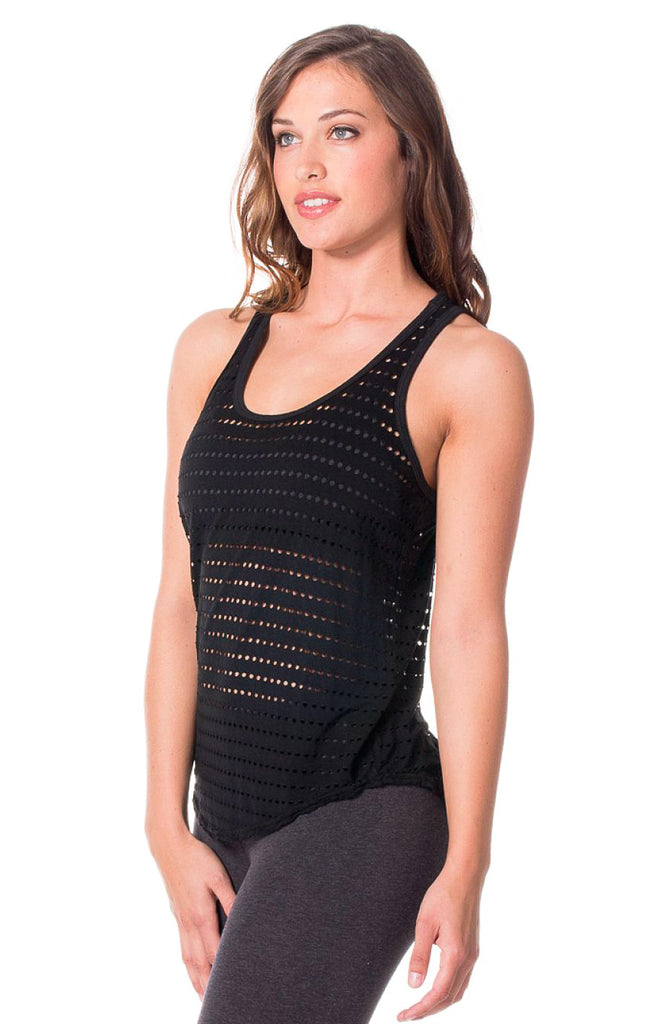 Slouchy 'Holey' Racerback Tank