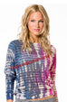 Holey Jersey Shrinky Sweatshirt - with Rainbow Tie Dye - Pranachic