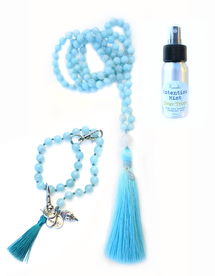 Inner Truth Collection - TRUE PATH Mala, Pratinu Inner Truth Mala Bracelet and Inner Truth Intention Mist - Pranachic