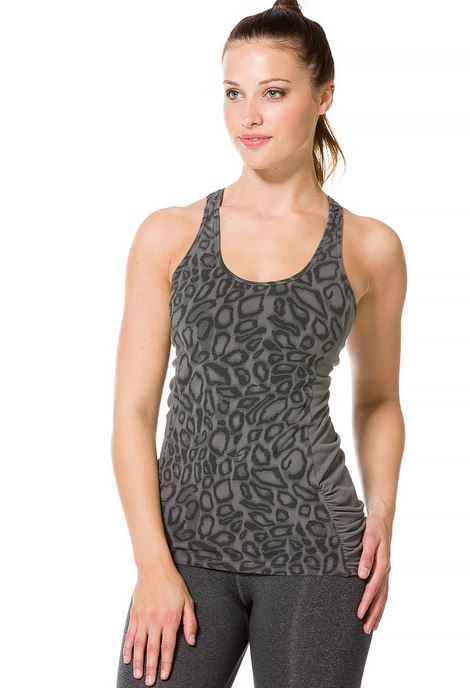 Ruched-Hip Butterfly Tank with Bra - SALE - Pranachic