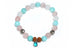 Teal Lotus Love Bracelet - Pranachic