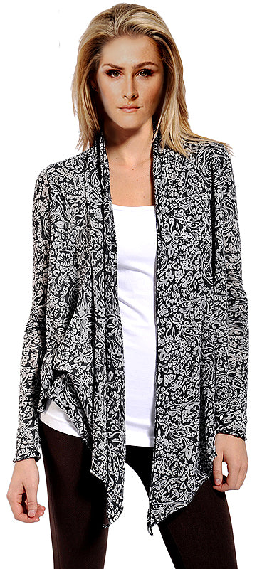 Marrakesh Burnout Wrap Cardigan