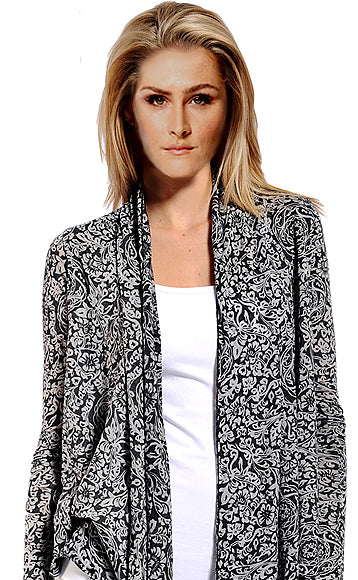 Marrakesh Burnout Wrap Cardigan