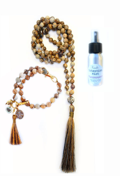 Manifestation Collection - TRUE MAGICIAN Mala, Pratinu Manifestation Mala Bracelet and Manifestation Intention Mist - Pranachic
