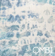 Holey Jersey Oversized 3/4 Sleeve Tunic - with Tie Dye