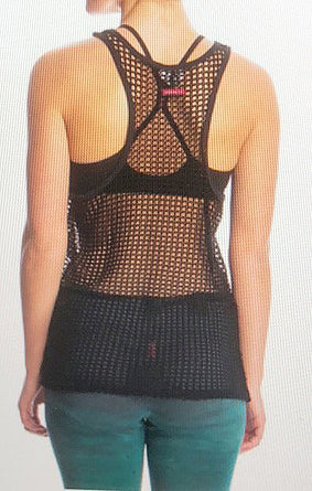 Power Mesh Slouchy Tank