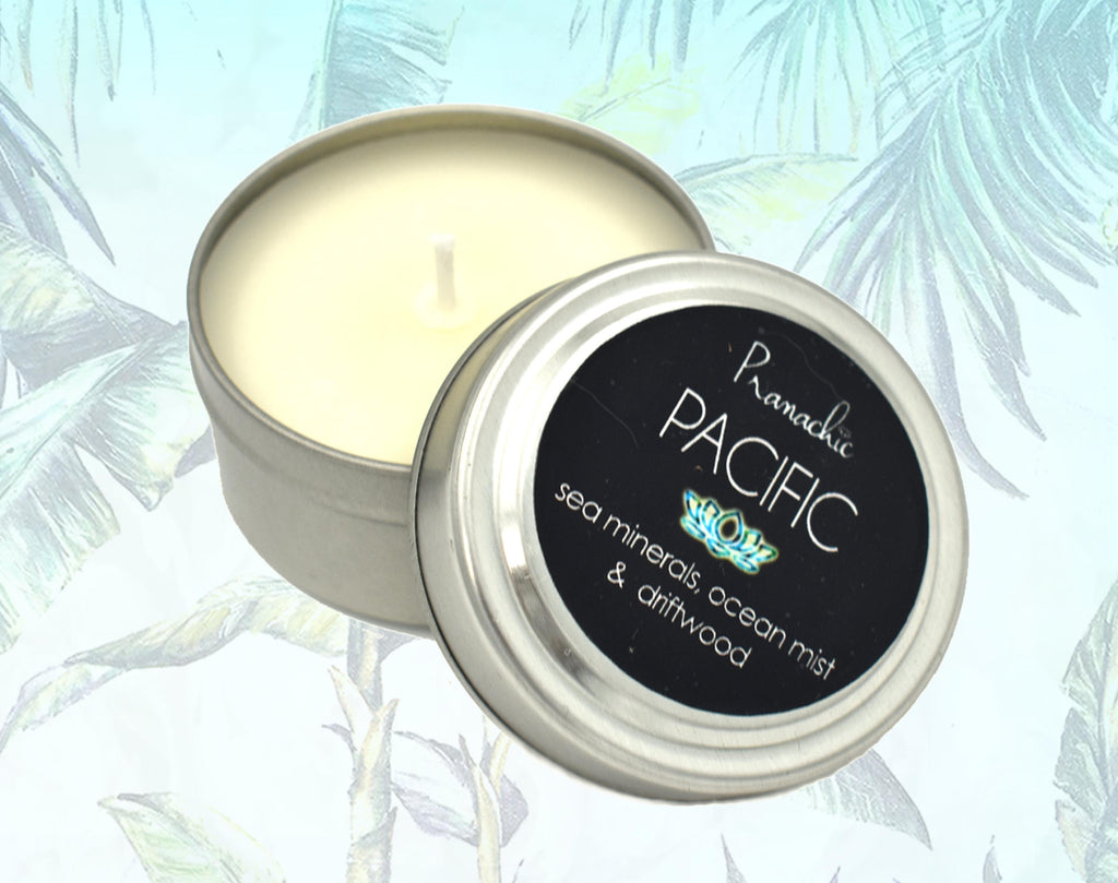 Pacific Luxury Soap & Hand and Body Lotion Set with Candle