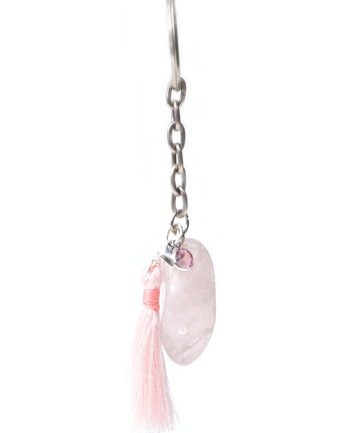 Rose Quartz Key Ring - Pranachic