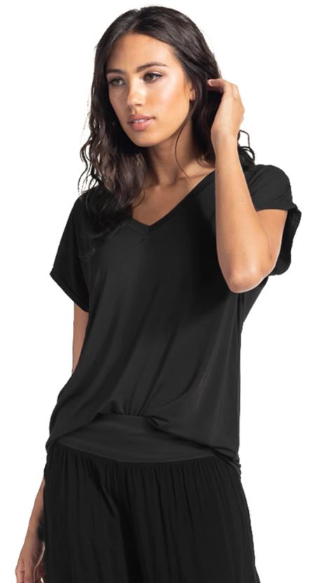 Slouchy V Neck T