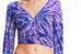 Crop Bell Sleeve Tie Front Wrap